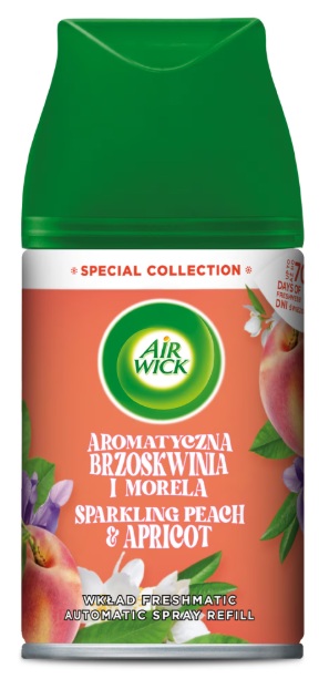 Rezerva odorizant de camera automat AIR WICK Freshmatic, Piersici & Caise, 250 ml