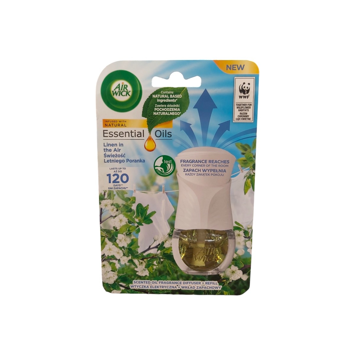 AIRWICK ODORIZANT CAM. EL. 19ML LINEN IN THE AIR