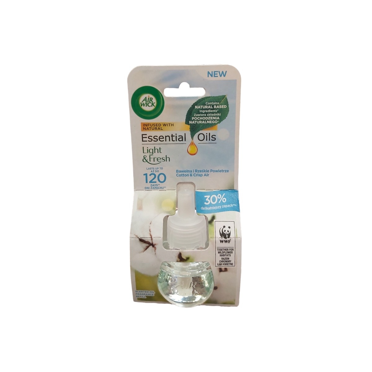 AIRWICK ODORIZANT CAM. EL. REZ. 19ML COTTON