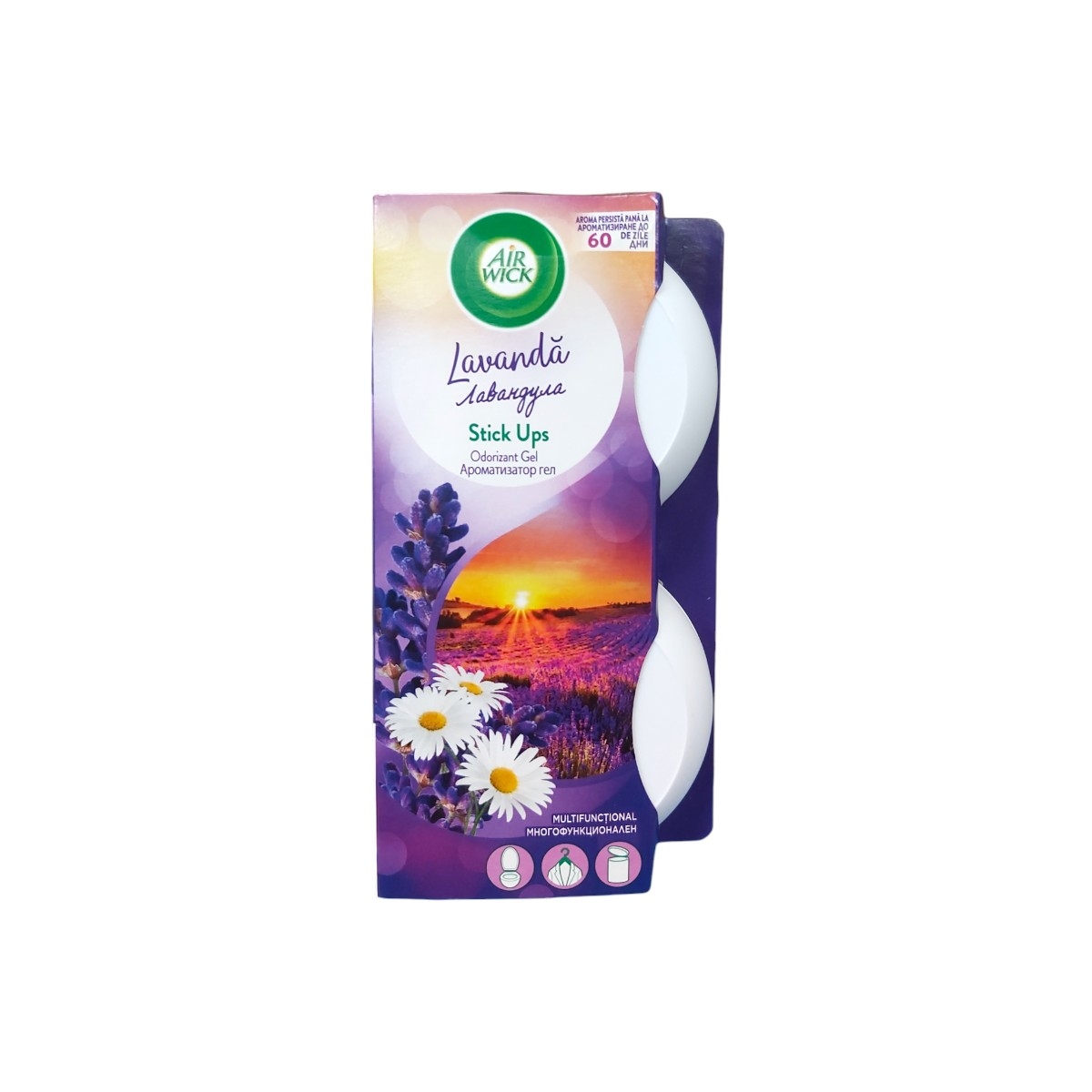 AIRWICK ODORIZANT CAM. STICK-UP 2X30G LEVANTICA&MUSETEL