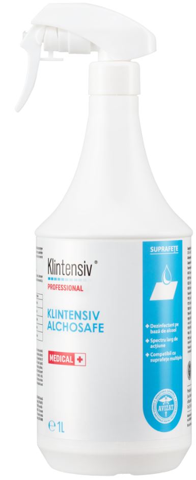 Dezinfectant Virucid lichid pe bază de alcool 1L Klintensiv Alchosafe