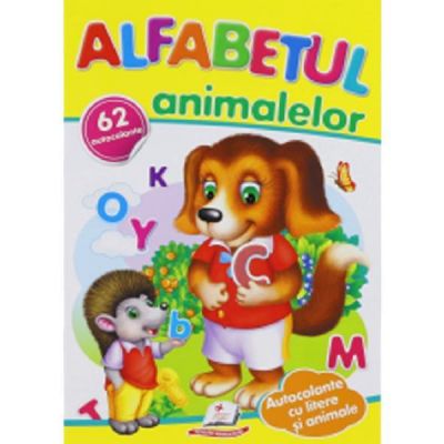 Alfabetul animalelor. 62 autocolante