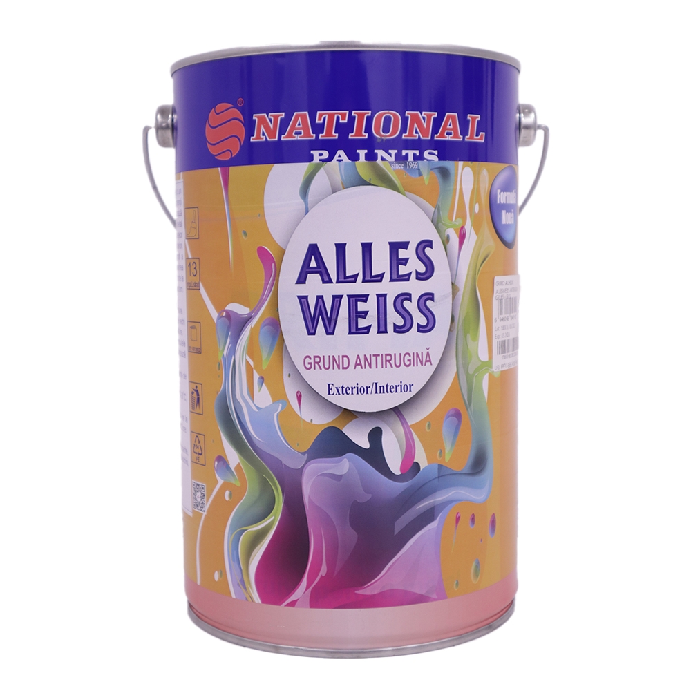 ALLES WEISS GRUND ALCHIDIC ANTIRUGINA GRI 3.5L
