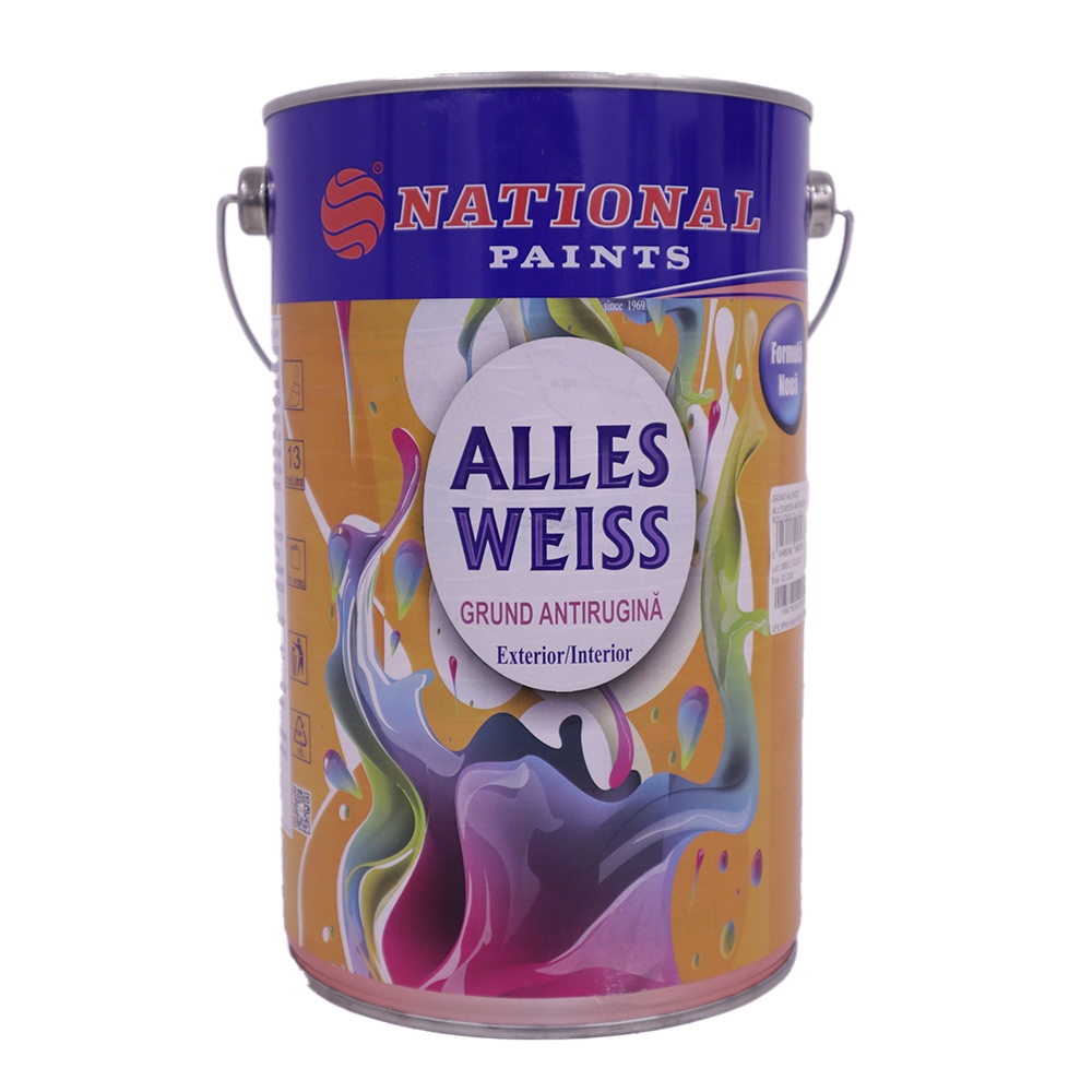 ALLES WEISS GRUND ALCHIDIC ANTIRUGINA ROSU 3.5L