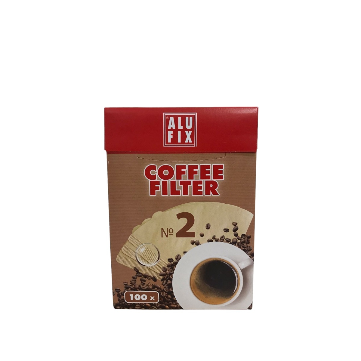 ALUFIX HARTIE FILTRU CAFEA TIP 2 100/CUTIE
