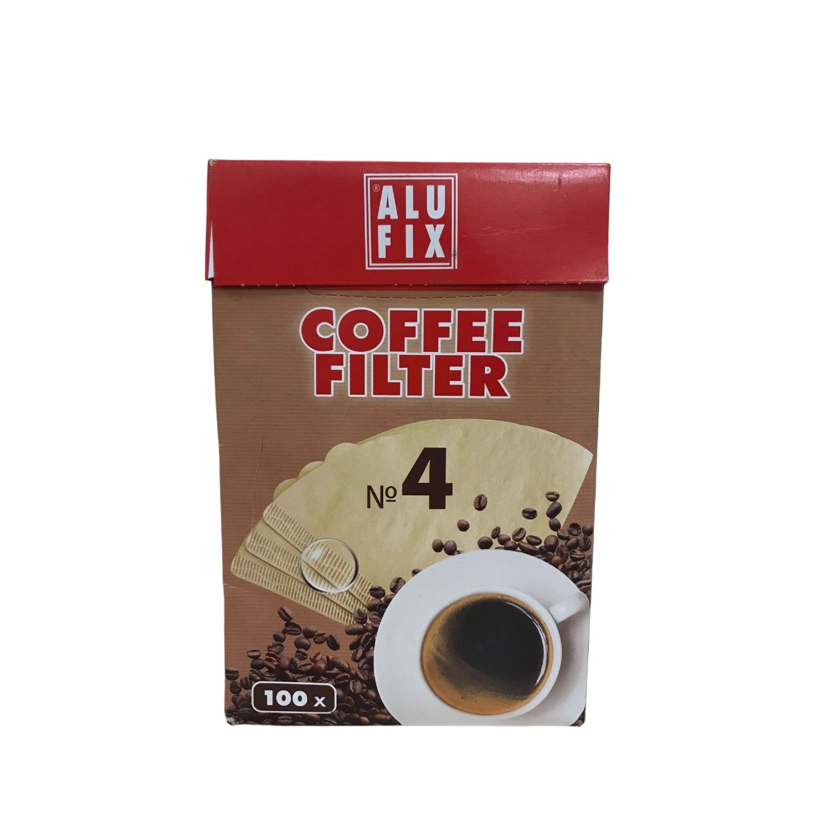 ALUFIX HARTIE FILTRU CAFEA TIP 4 100/CUTIE