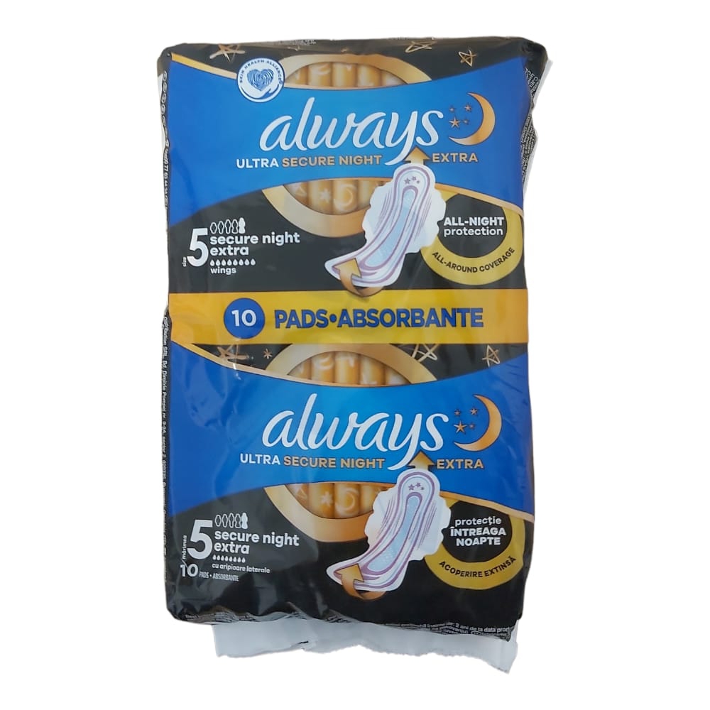 ALWAYS ABSORBANTE ULTRA NIGHT 10BUC NR.5