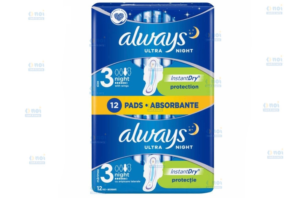 ALWAYS ABSORBANTE ULTRA NIGHT 12BUC NR.3