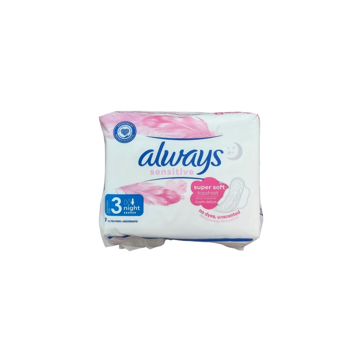 ALWAYS SENSITIVE ABSORBANTE SUPER SOFT NR3 7BUC