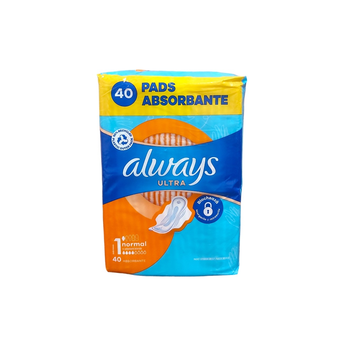 ALWAYS ULTRA ABSORBANTE NORMAL NR1 40BUC