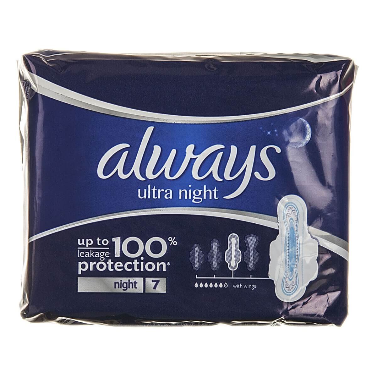 Always Ultra Night tampoane (7 buc)