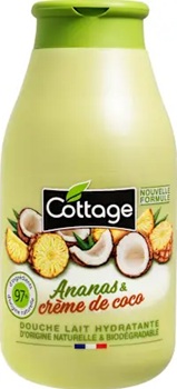 COTTAGE GEL DE DUS&LAPTE BAIE ANANAS&COCOS 250ML