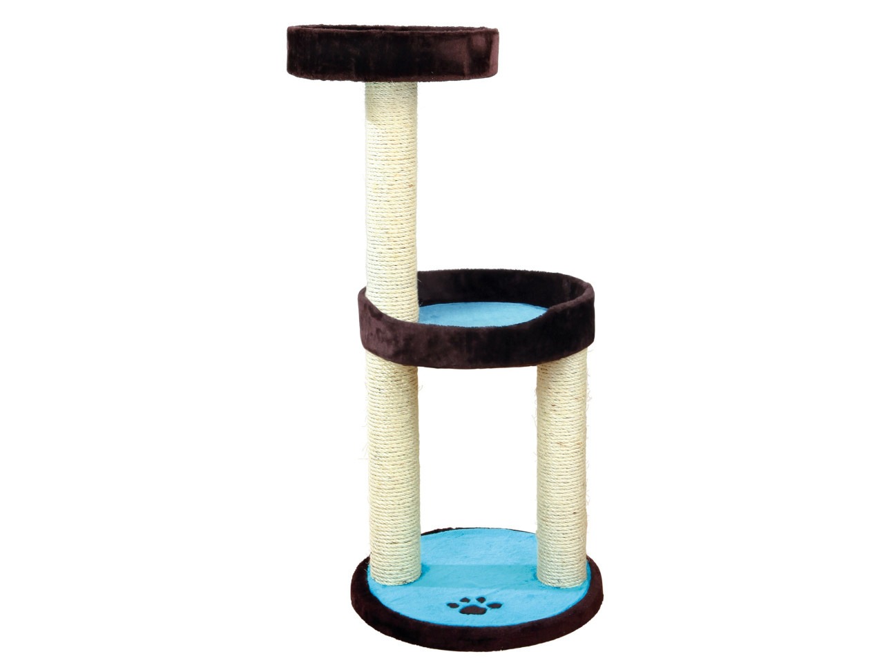 Trixie Ansamblu De Joaca, Lugo, 45 cm/ h: 103 cm, Maro/Turcoaz, 43870