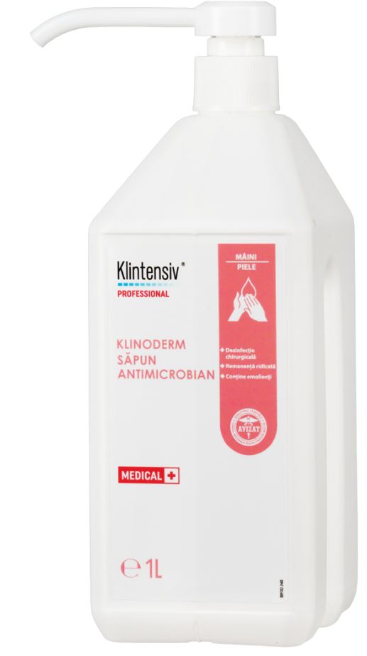 Sapun antimicrobian fara parfum 1L, Klinoderm