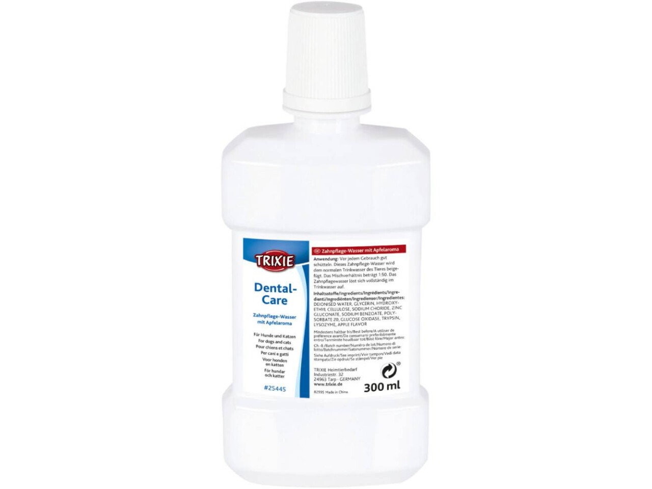 Trixie Apa de Gura Pentru Caini si Pisici, Cu Aroma de Mere, 300 ml, 25445