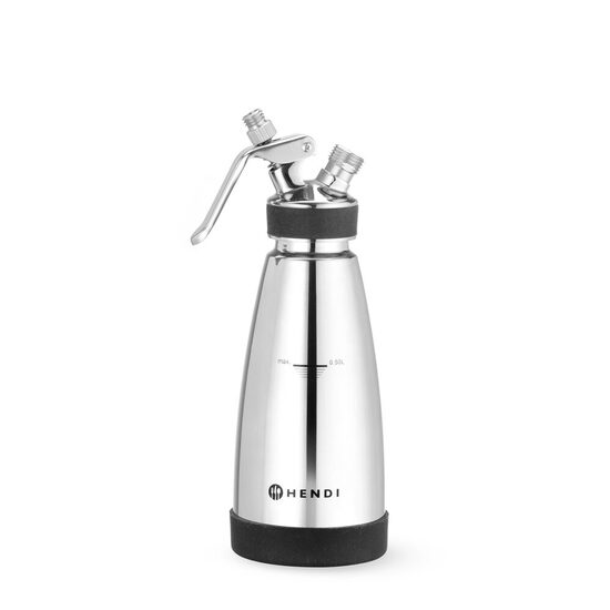 Aparat pentru frisca cu perete dublu, Hendi, inox, 0.5 l