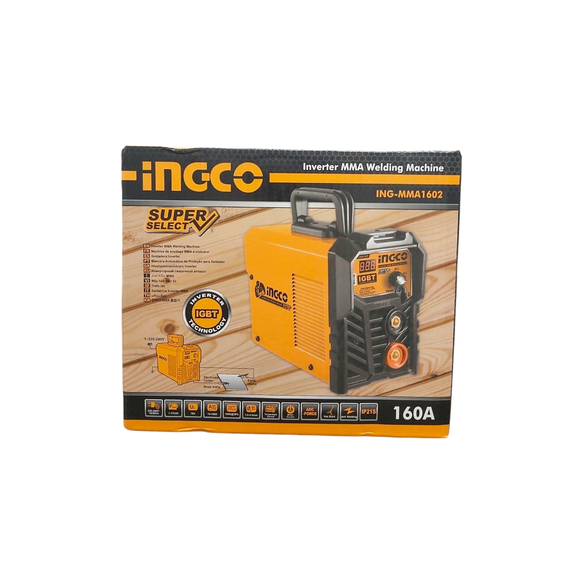 APARAT SUDURA CU INVERTOR 160A ING-MMA1602