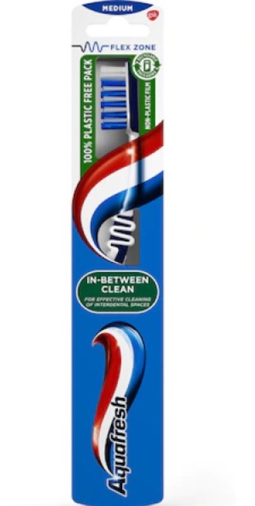AQUAFRESH IN-BETWEEN CLEAN PERIUTA DE DINTI MEDIUM