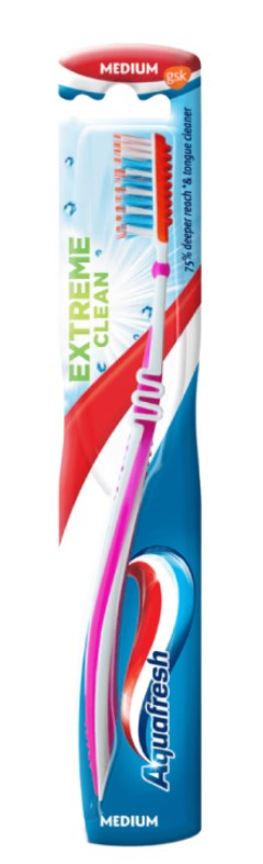 AQUAFRESH EXTREME CLEAN PERIUTA DE DINTI MEDIUM