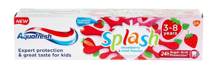 AQUAFRESH PASTA DE DINTI SPLASH 3-8ANI 50ML