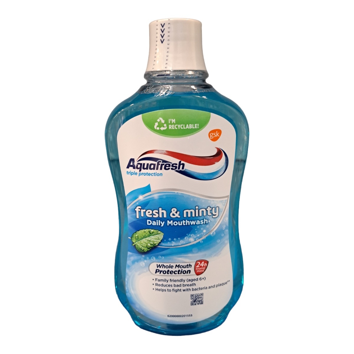 AQUAFRESH APA DE GURA FRESH MINT 500ML