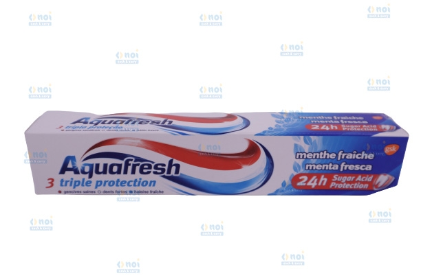 AQUAFRESH TRIPLE PROTECTION PASTA DE DINTI 75ML FRESH MINT