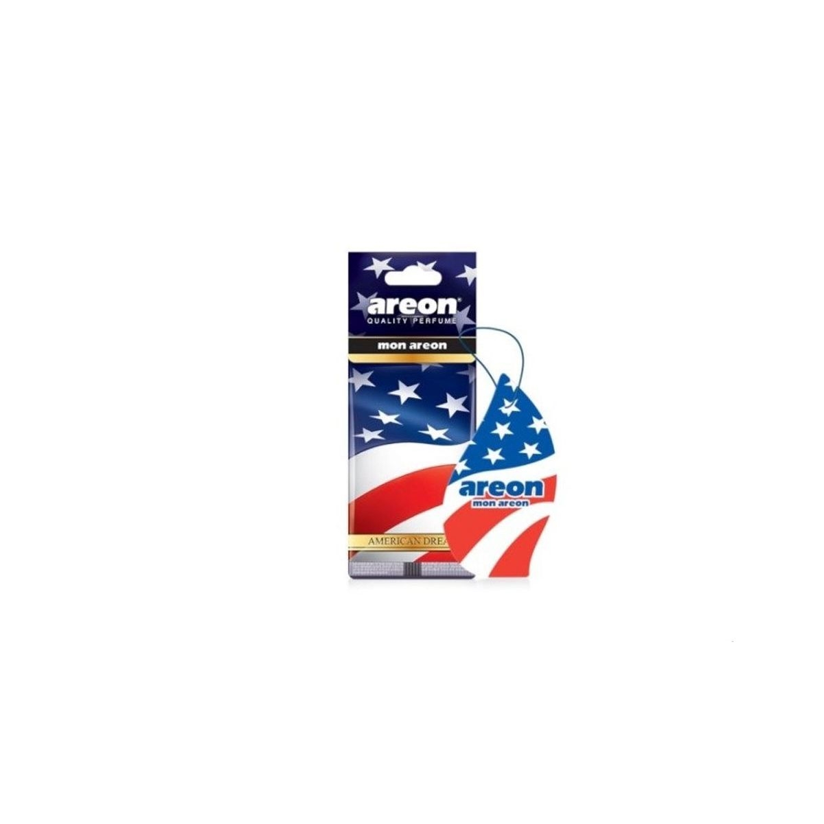 AREON MON ODORIZANT AUTO CARTON AMERICAN DREAM