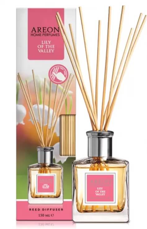 Odorizant camera cu betisoare Lily Of The Valley, 150 ml - Areon Home Parfumes