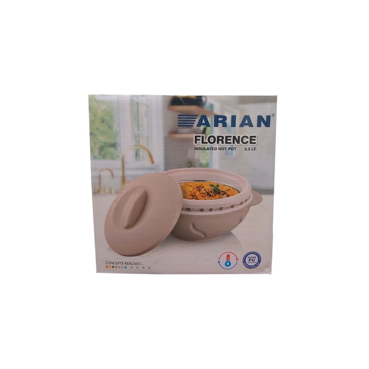 ARIAN CASEROLA TERMICA CU CAPAC 2.2L AR-FL3500B/3500A/3500C/3500D