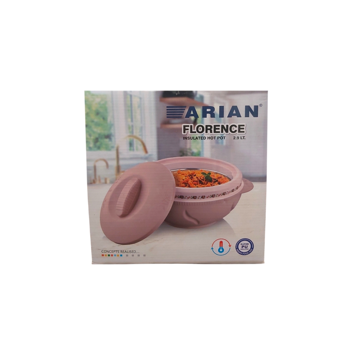 ARIAN CASEROLA TERMICA CU CAPAC 2.9L AR-FL5000A/5000B/5000C/5000D