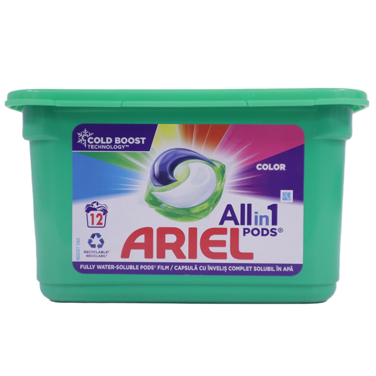ARIEL ALLIN1 PODS DETERGENT CAPSULE 12BUC COLOR