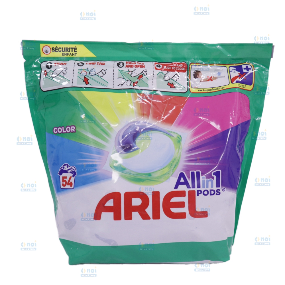 ARIEL ALLIN1 PODS DETERGENT CAPSULE 54BUC COLOR