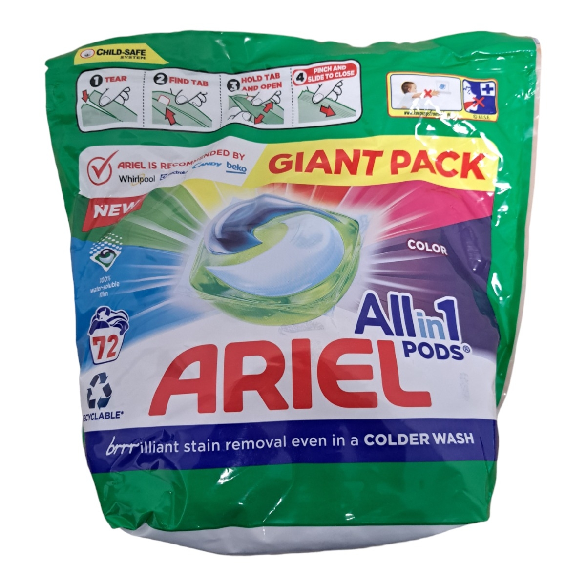 ARIEL ALLIN1 PODS DETERGENT CAPSULE 72BUC COLOR