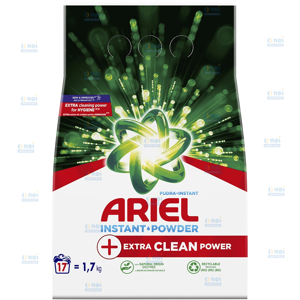 ARIEL DETERGENT PUDRA AUTOMAT 1.7KG EXTRA CLEAN POWER 17 SPALARI