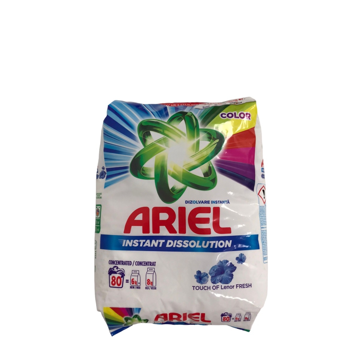 ARIEL DETERGENT PUDRA AUTOMAT 6KG TOUCH OF LENOR 80 SPALARI
