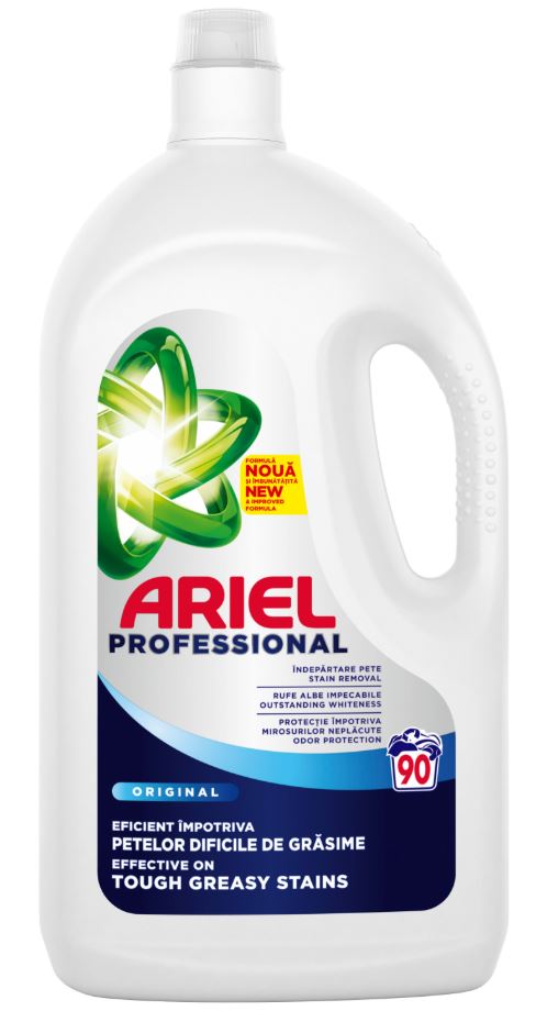 Detergent de rufe lichid, Professional Regular, 4.05L, 90 spalari, Ariel