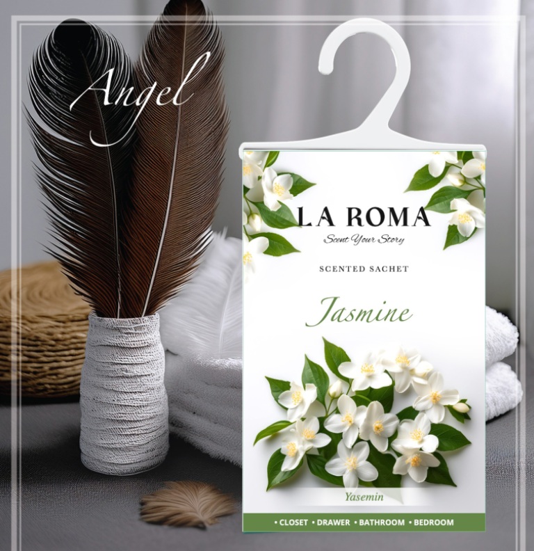 Odorizant de dulap, saculet parfumat Iasomie, 26 g, La Roma