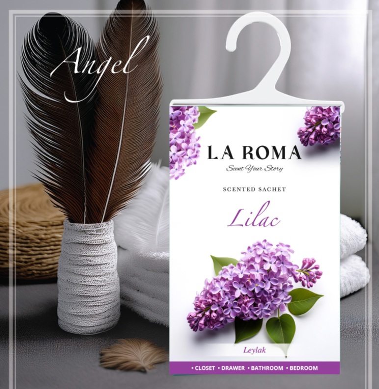 Odorizant de dulap, saculet parfumat Liliac, 26 g, La Roma