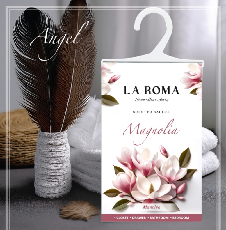 Odorizant de dulap, saculet parfumat Magnolie, 26 g, La Roma