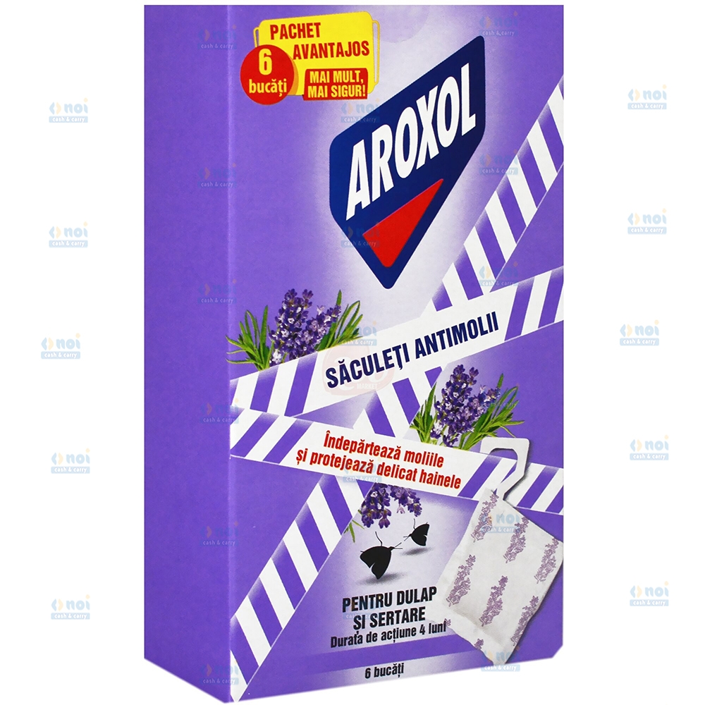 AROXOL SACULETI MOLII LAVANDA 6BUC