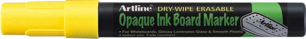 Marker pentru poster ARTLINE, corp plastic, varf rotund 2mm - galben