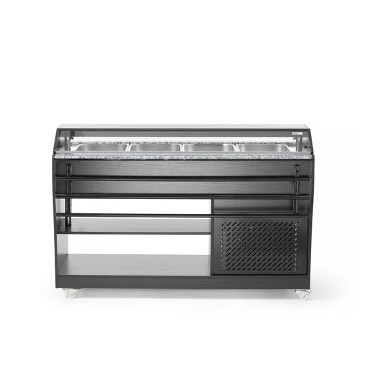 Carucior refrigerat GN1/1 pentru bufet Arktic, capacitate 1490L, 170W, 1490x765x(H)1370mm