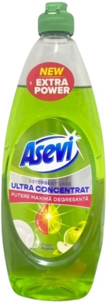 Detergent de Vase Asevi Apple Ultra Concentrat 650 ml