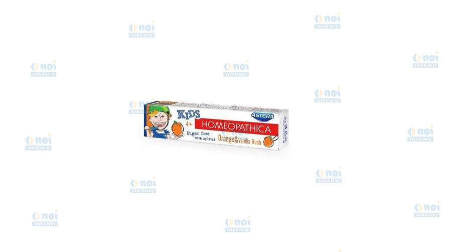 ASTERA HOMEO PASTA DE DINTI PENTRU COPII ORANGE&VANILLA 4+ANI 50ML