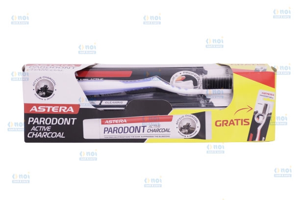ASTERA PASTA DE DINTI PARODONT ACTIVE CHARCOAL 75ML