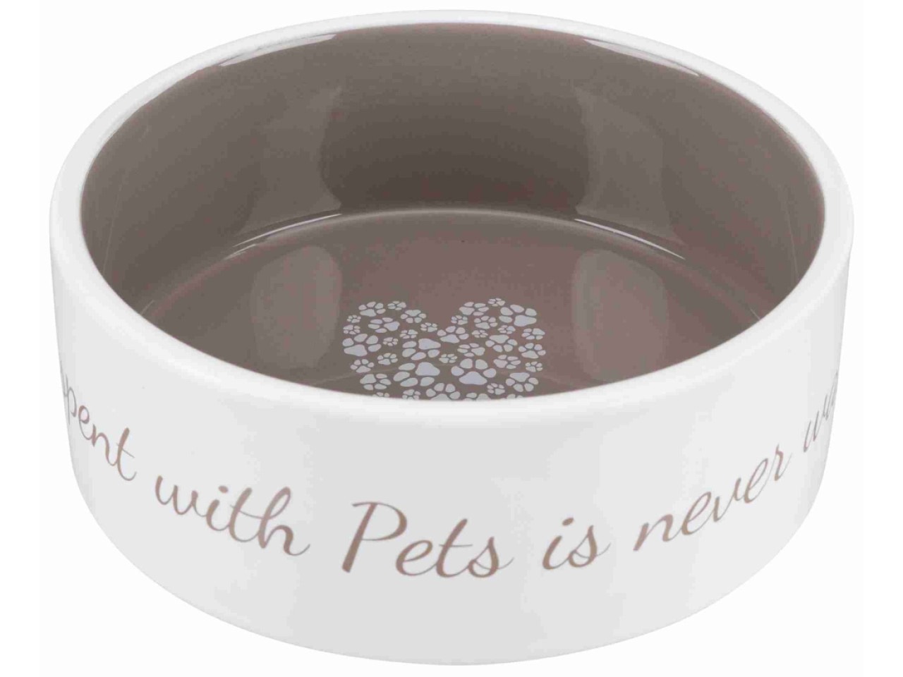 Trixie Castron Ceramic, Pet\'s Home, 1.4 l/ 20 cm, Crem/Taupe, 25055