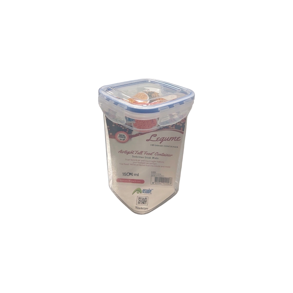 ASUDE CUTIE ALIMENTARA INALTA CU CAPAC 1500ML ASD204