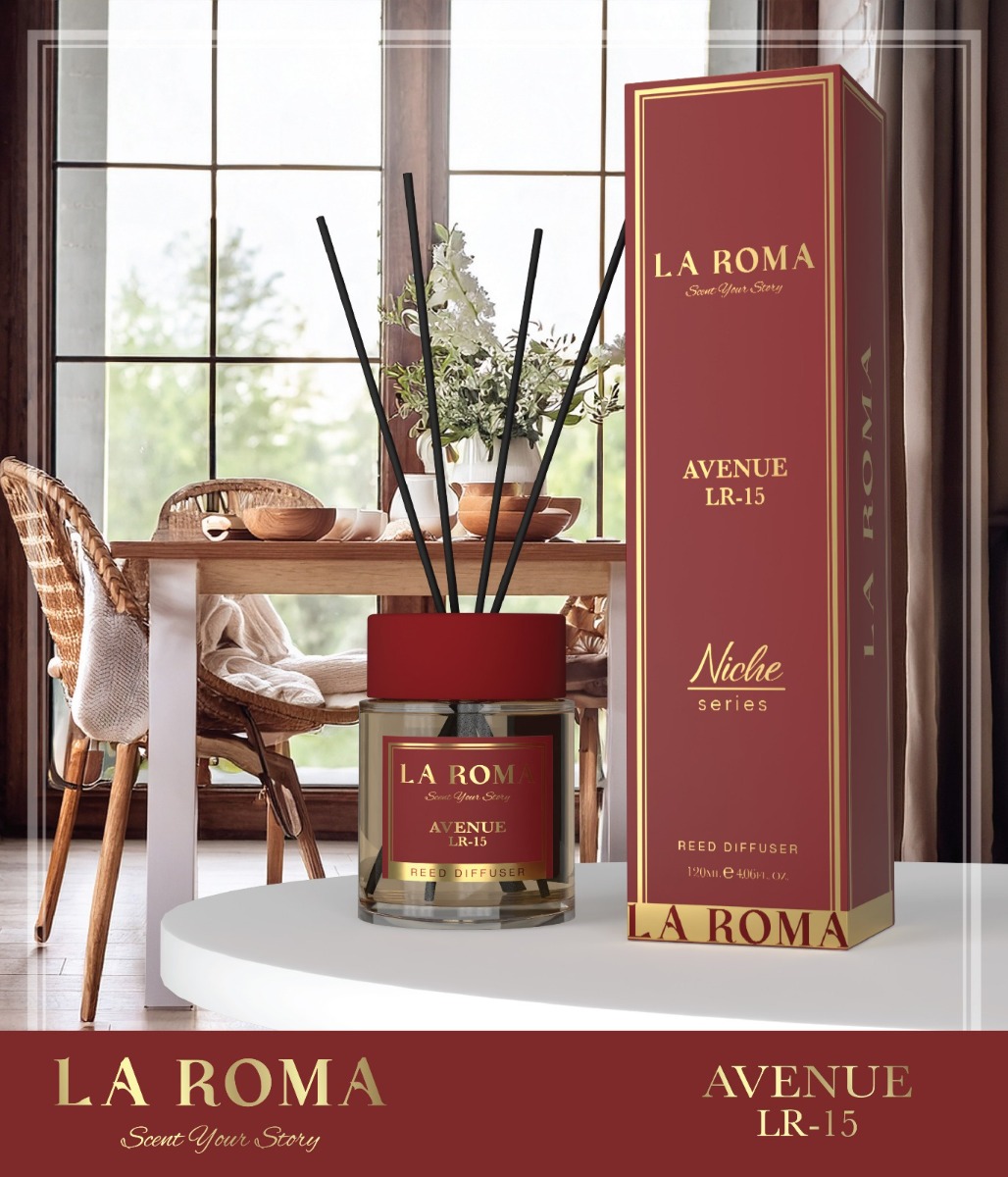 Odorizant de camera Avenue LR - 15, 120 ml, La Roma Niche