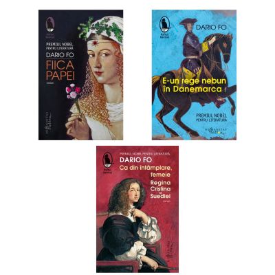 Pachet format din 3 titluri Fiica Papei, E-un rege nebun in Danemarca de autorul Dario Fo