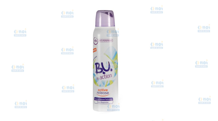 B.U. DEO SPRAY IN ACTION ACTIVE RELEASE 48H 150ML